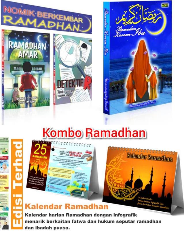 Nomik  Ramadhan, buku Ramadhan Kareem & kalendar ramadhan